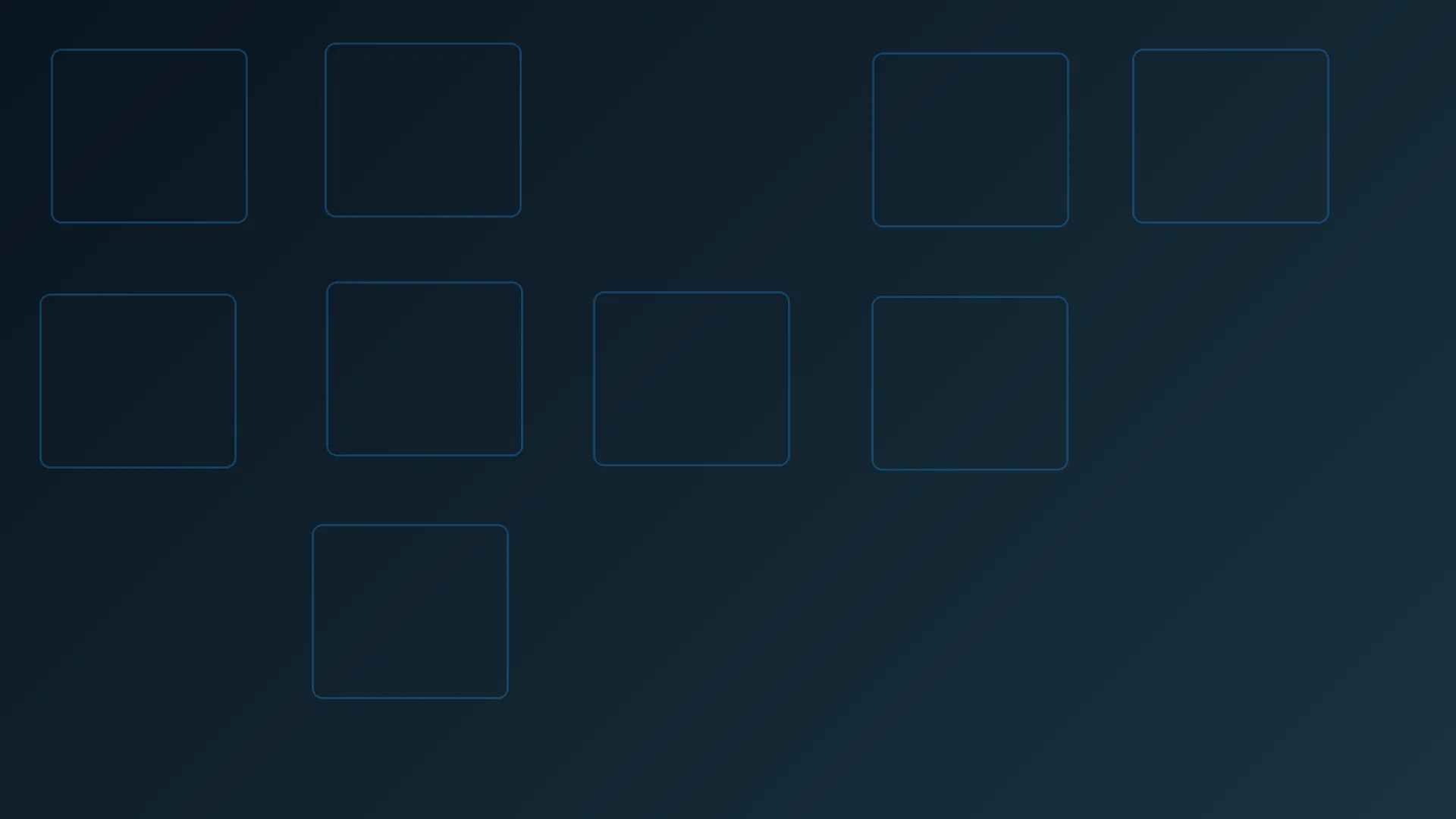 Abstract grid of rounded note cards representing Xiaohongshu content creation for Malaysian brands